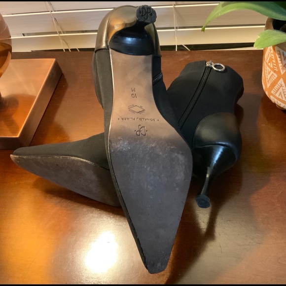 Black Donald J. Pliner Booties - Picture 9 of 10